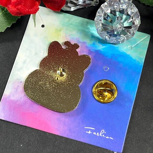 Pumpkin Puppy Lapel Pin Jack Lantern Dog Enamel Pin Brooch Badge Accessories - Picture 3 of 6